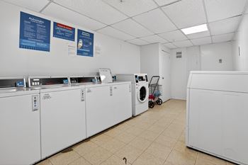 On-site laundry center